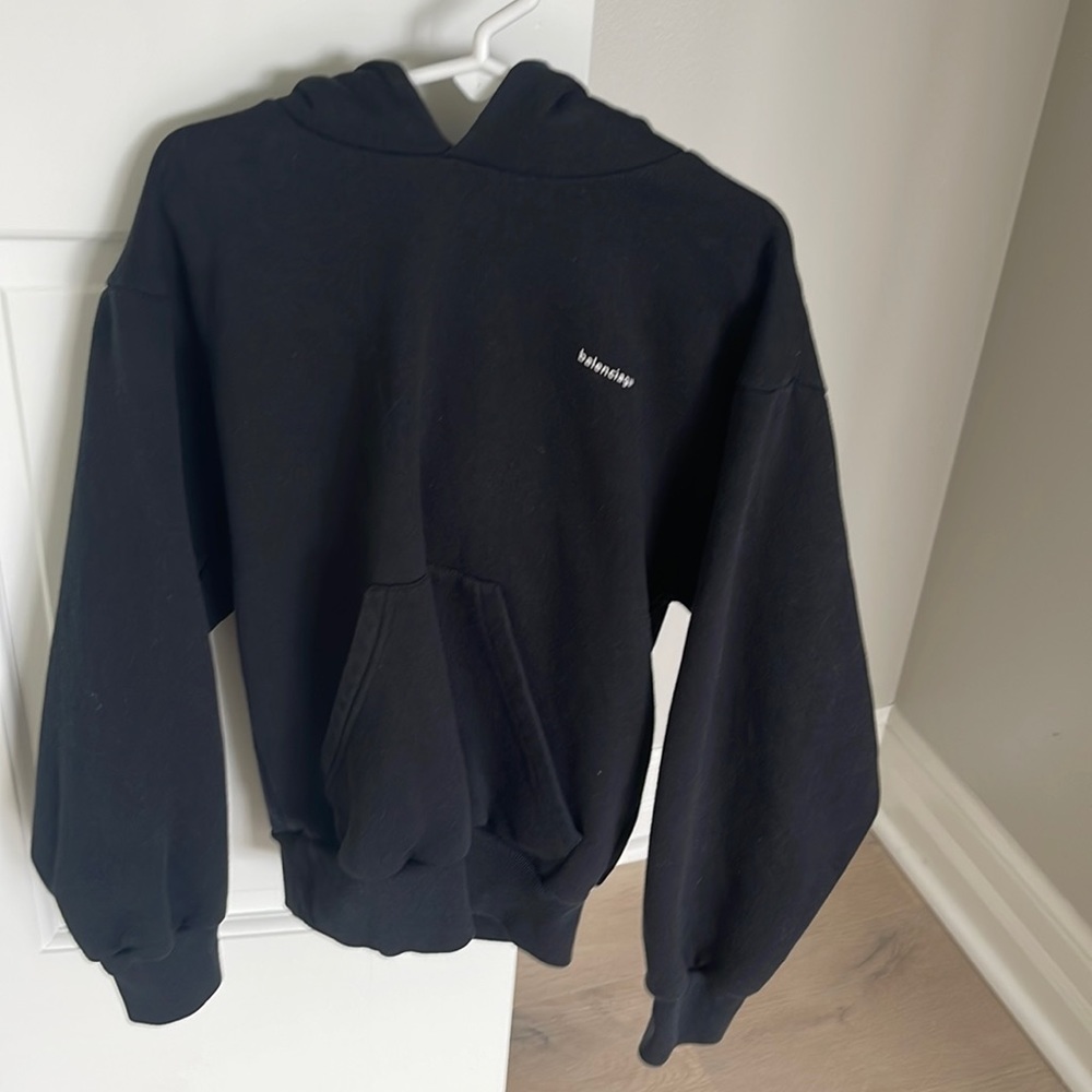 Balenciaga kids black hoodie size 6